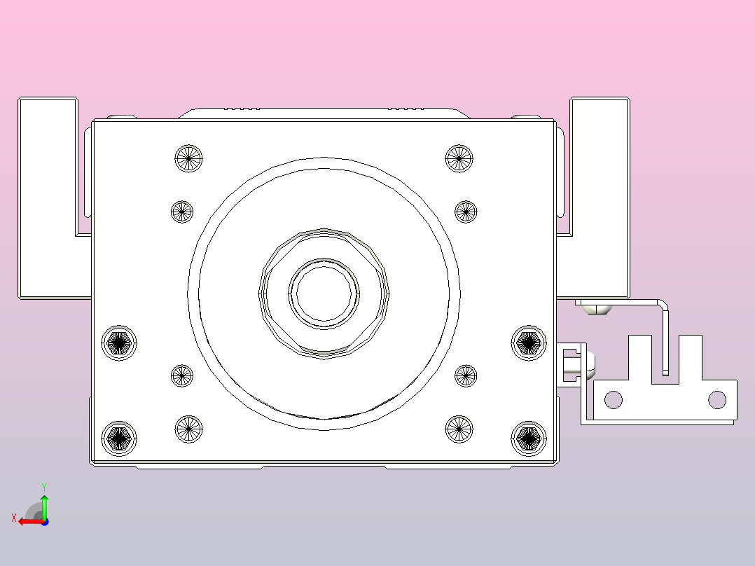 钢基模组TPA-KNR-8610C-740A1-M-F0S1后视图