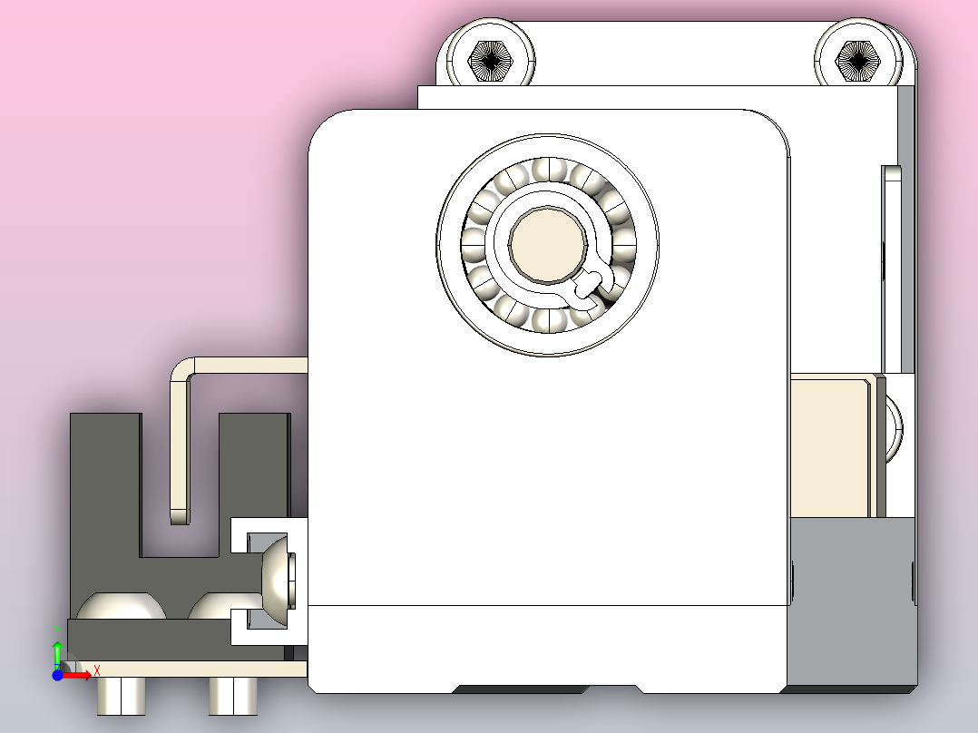 FSL30 直线模组[FSL30-E250-04-BC-B28]前视图