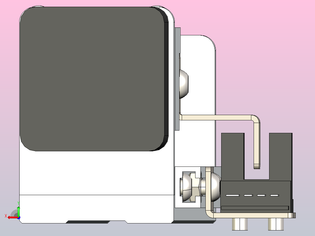 FSL30 直线模组[FSL30-E250-04-BC-B28]后视图