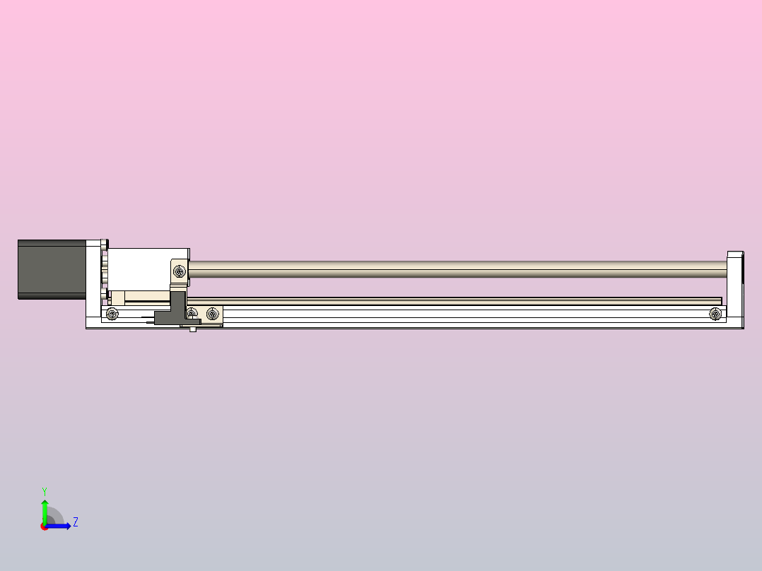 FSL30 直线模组[FSL30-E250-04-BC-B28]左视图