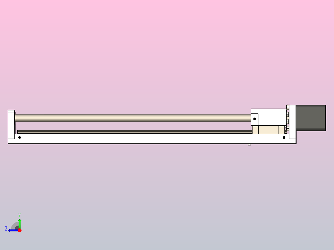 FSL30 直线模组[FSL30-E250-04-BC-B28]右视图