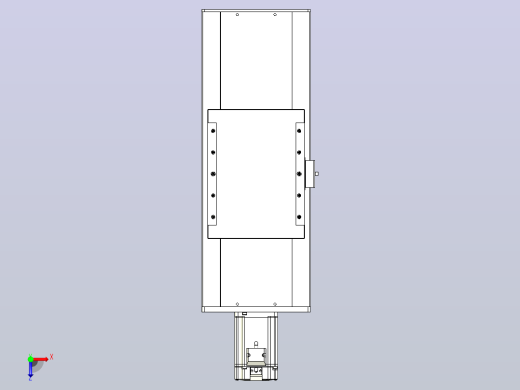 滚珠丝杠直线轴带导轨全封闭TPA-HCR-202D-2510C-L150-M-Y-P75-N3俯视缩略图