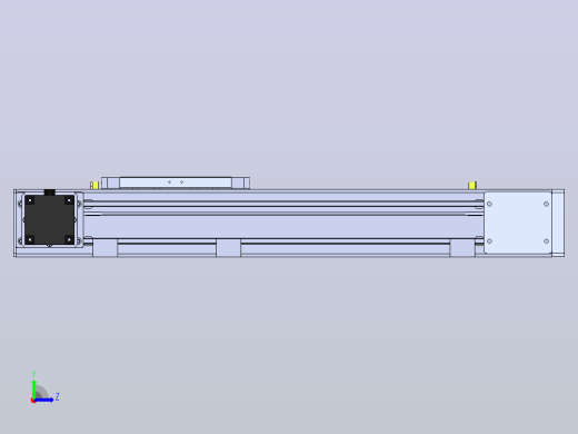 DMEB110-LTCR欧规同步带模组直线模组（电机左折 ）[DMEB110-L13S350-DT750-C2U-LTCR]左视缩略图