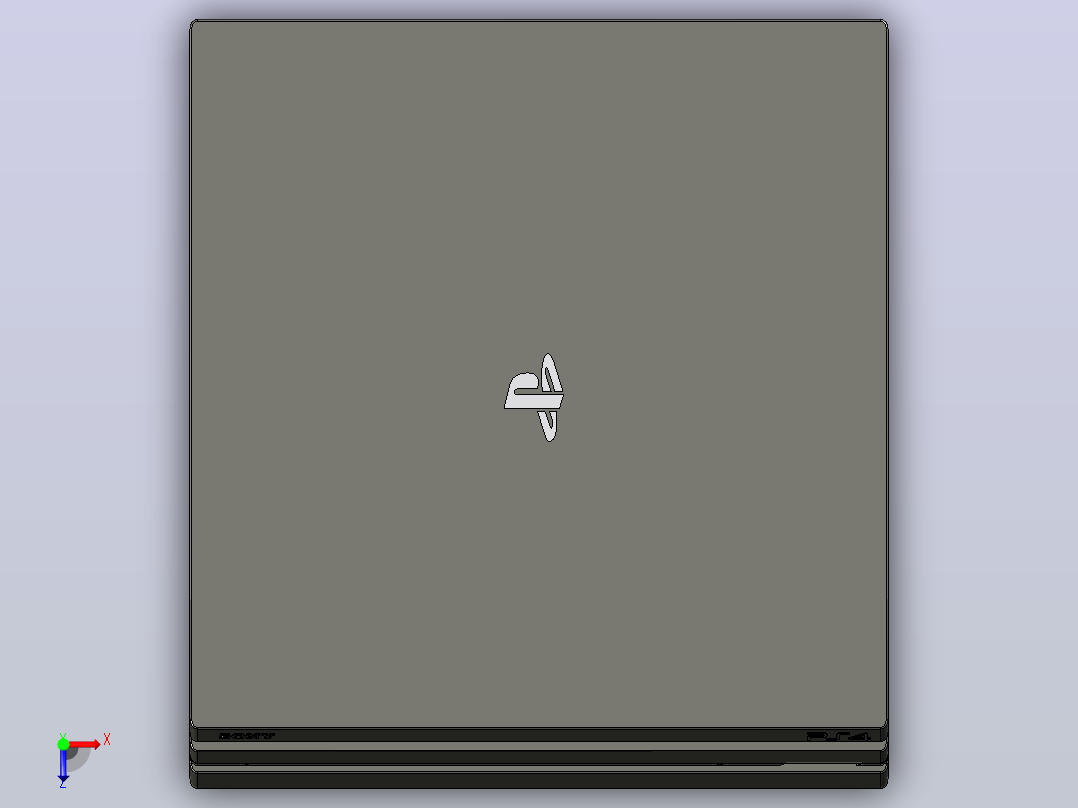PlayStation 4 PRO俯视图