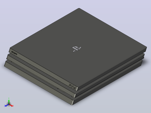 PlayStation 4 PRO正等轴测缩略图
