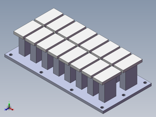 制砖模具200X100正等轴测缩略图