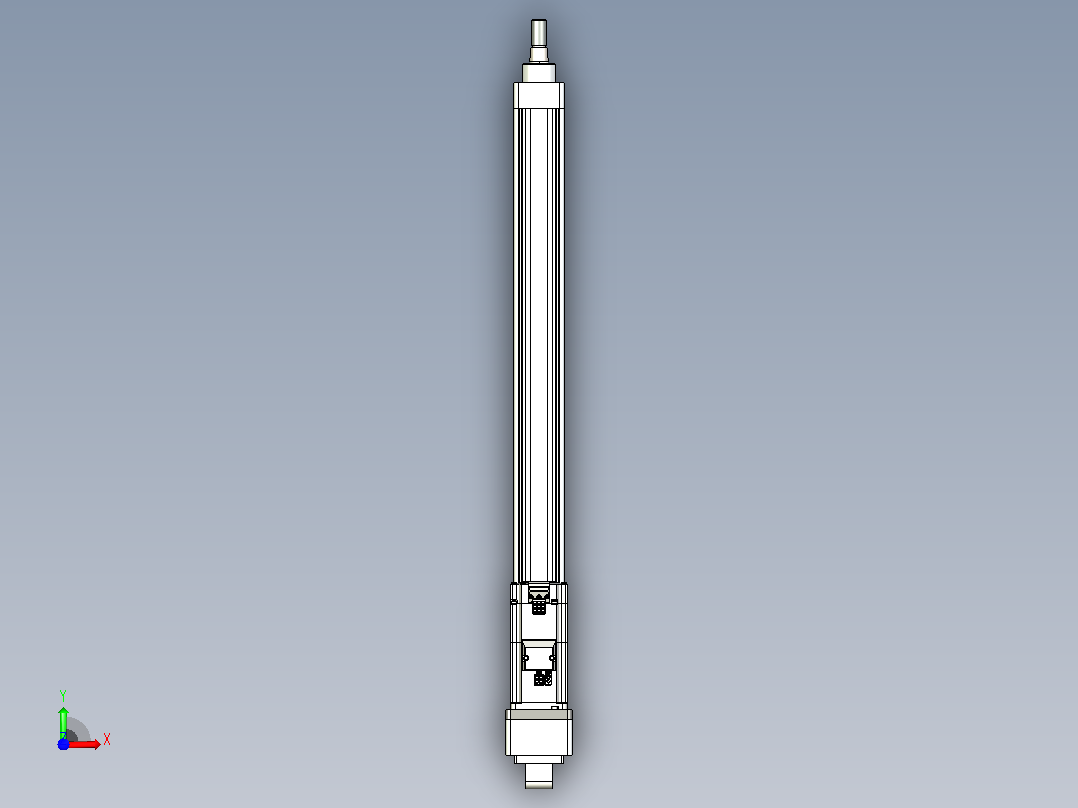 轻载电动缸TPA-ESR40-1210C-L500-MR-CA-W-P40-C3前视图