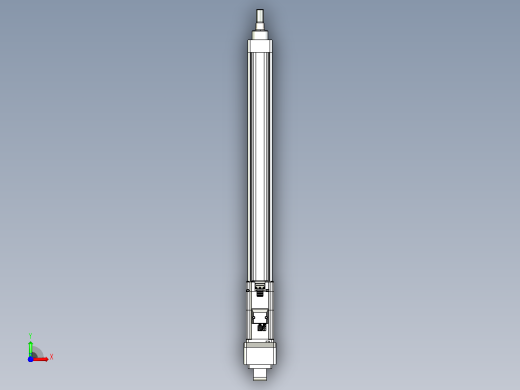 轻载电动缸TPA-ESR40-1210C-L500-MR-CA-W-P40-C3前视缩略图