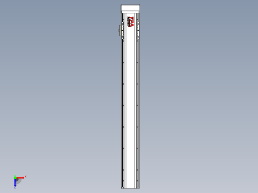 日规模组半封闭丝杆TPA-HNR-85D-1610C-L650-MP-Y-P20-N3俯视缩略图