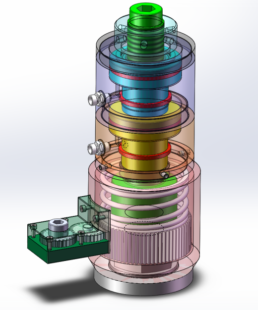 液压螺栓拉伸器设计（SW+CAD+说明书）缩略图