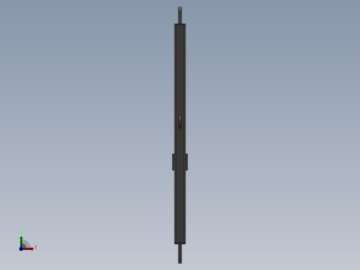 SolidWorks 挖掘机模型前视缩略图