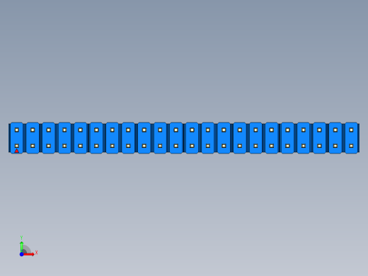彩色公头100mil（2.54mm）系列-DS1021_blue_2x22p_100mil_Type5_rev1.0前视缩略图