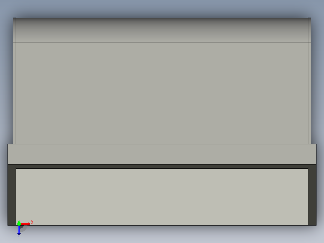 水泥提升斗--sw stp俯视图