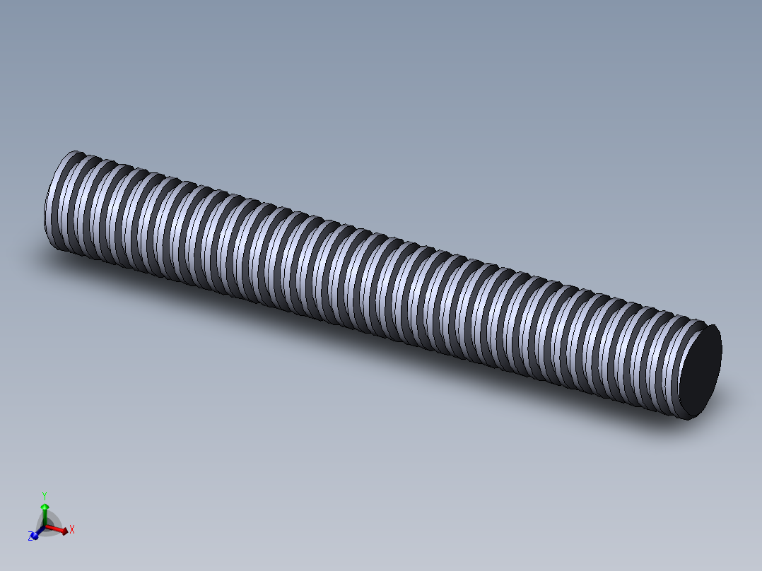 公制 （ISO） 梯形螺钉-TR28x5x200.SLDPRT