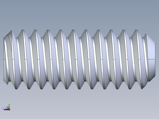 UNC 平头紧定螺钉-UNC SET SCREW 3-48 x 0.250.STEP右视缩略图