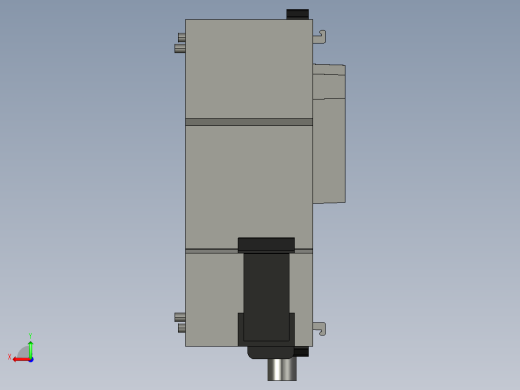基恩士KV-MC20V_kc图纸模型后视缩略图