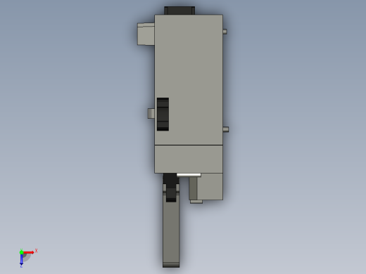 基恩士KV-MC20V_kc图纸模型俯视缩略图
