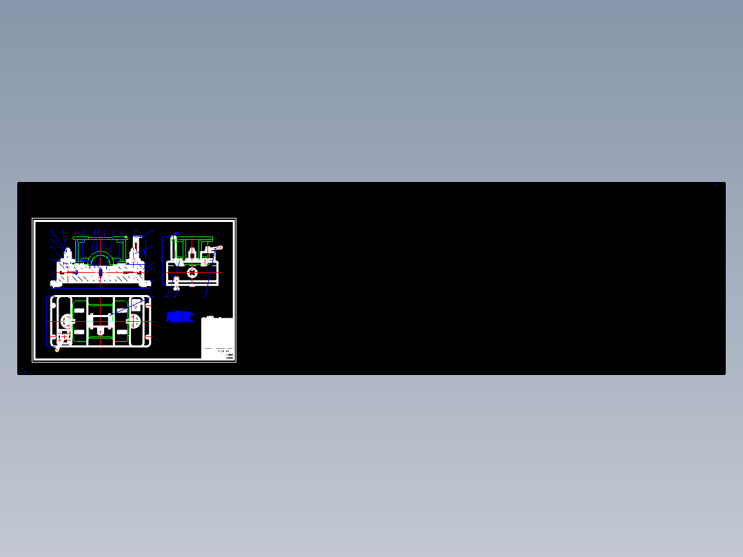 铣床夹具图 毕业设计