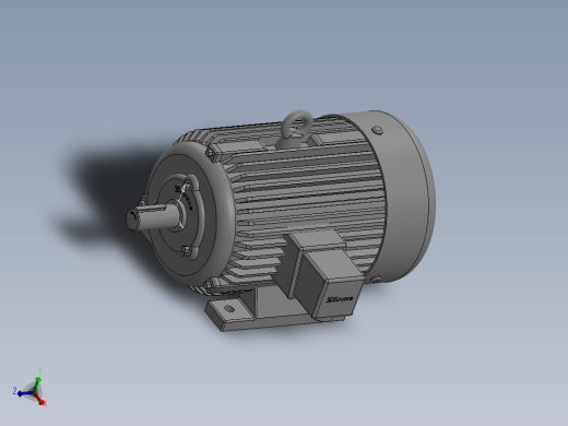 离心式风机三维模型