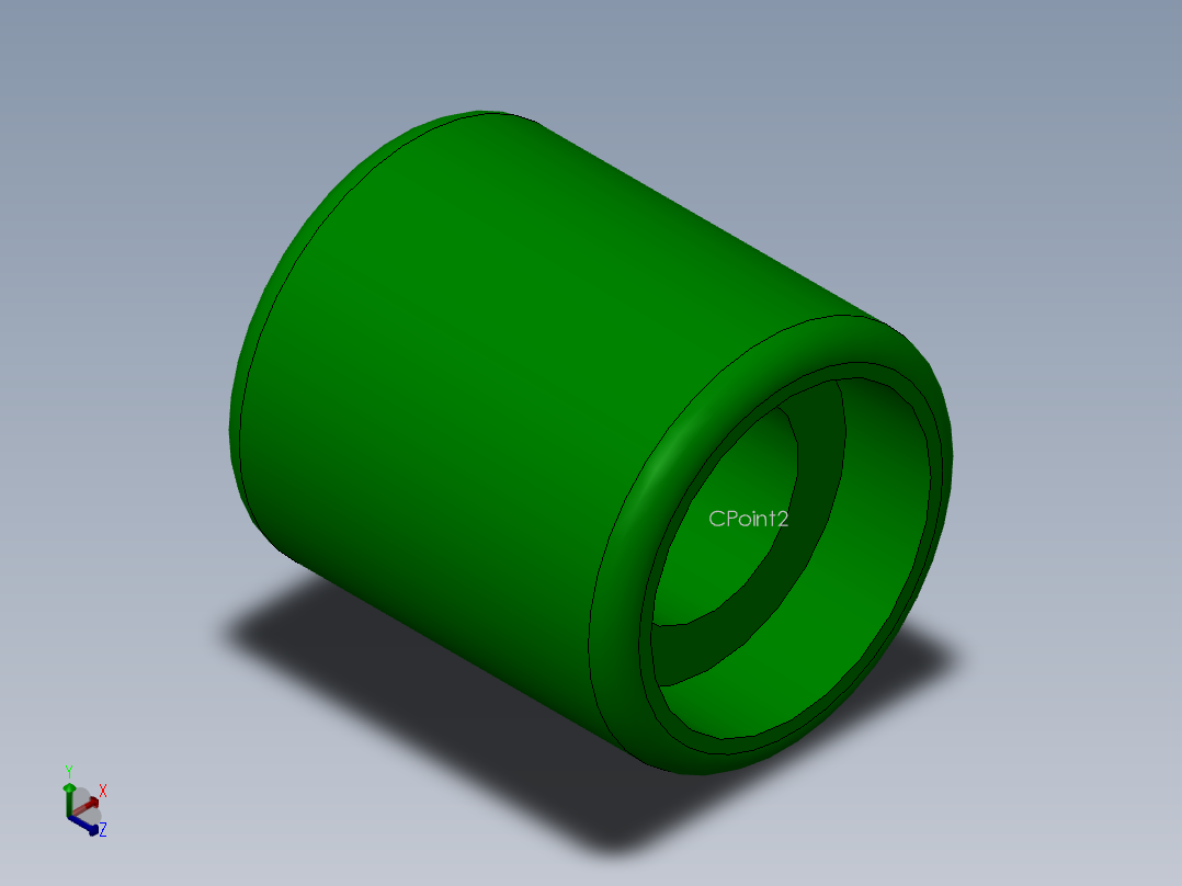 threaded coupling正等轴测图