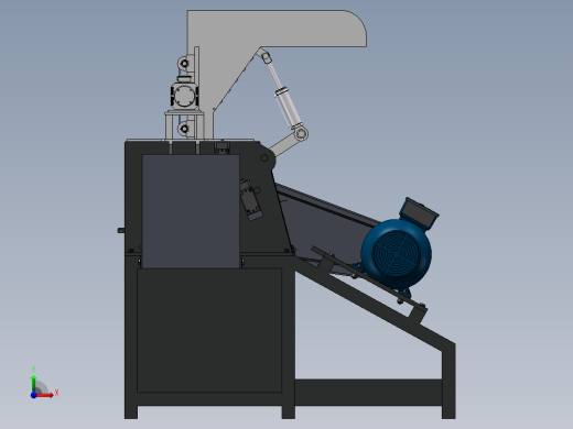 塑料粉碎机SW三维图=1378709=50前视缩略图