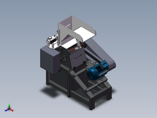 塑料粉碎机SW三维图=1378709=50正等轴测缩略图