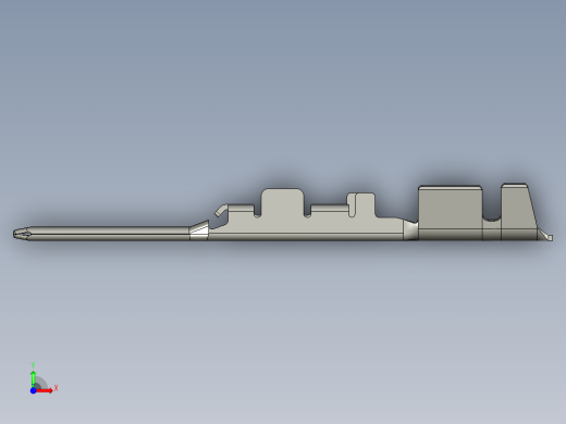 连接器端子AAUS005-012K07&8B -3D2前视缩略图