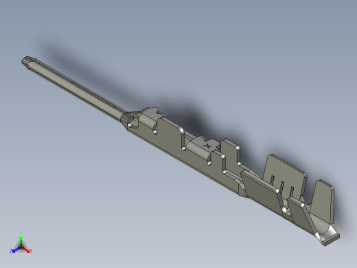 连接器端子AAUS005-012K07&8B -3D2正等轴测缩略图