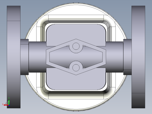 12DKMOVCP NO-DA 气动隔膜阀、常开型双作用，固定法兰，钻孔PN10 16。面对面根据EN 558-1 PVC-U后视缩略图