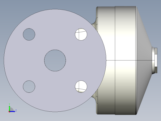 12DKMOVCP NO-DA 气动隔膜阀、常开型双作用，固定法兰，钻孔PN10 16。面对面根据EN 558-1 PVC-U左视缩略图