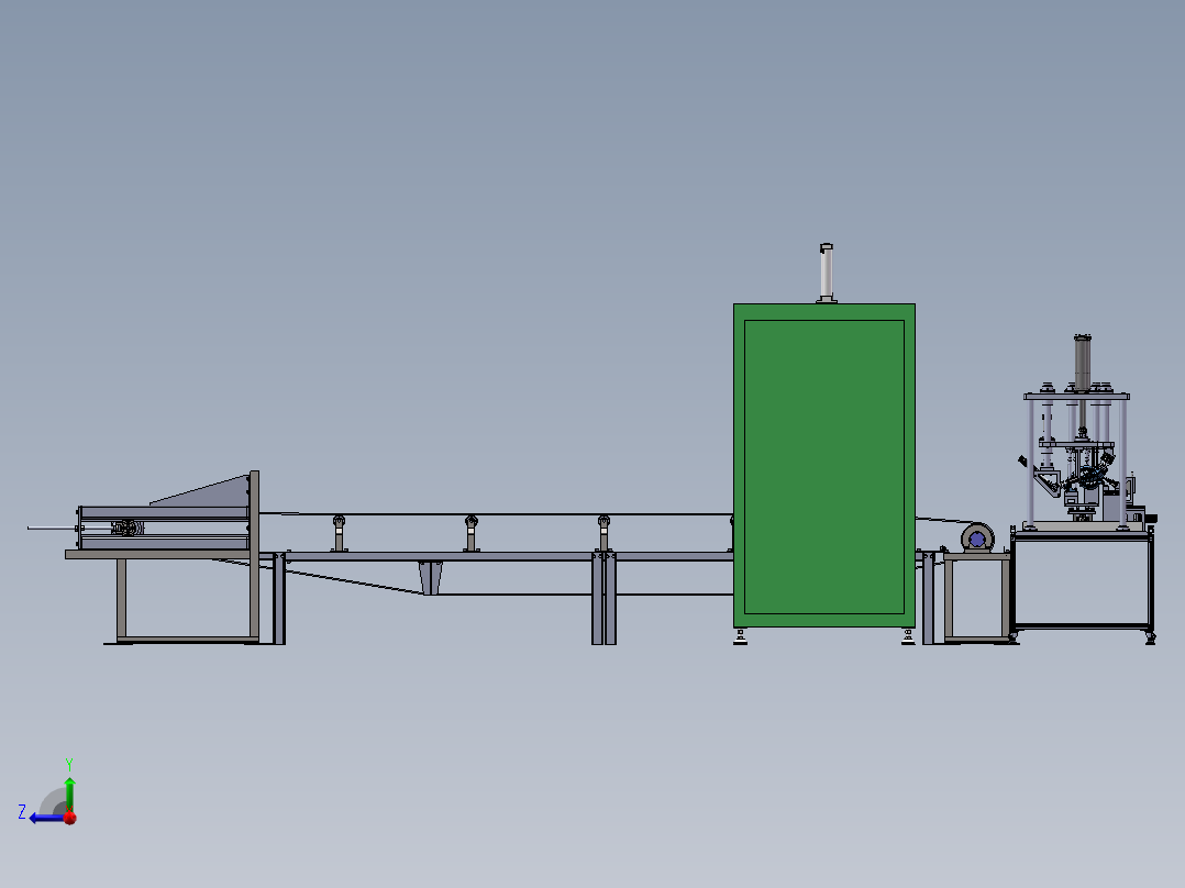 水检气密性设备右视图