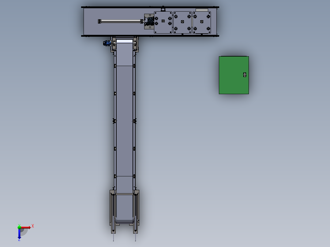 水检气密性设备俯视图