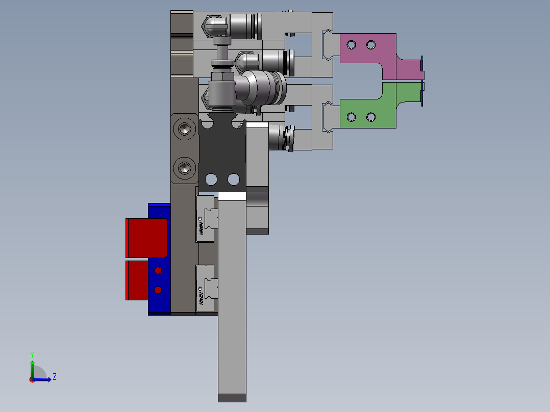 2-气动变距模组左视图
