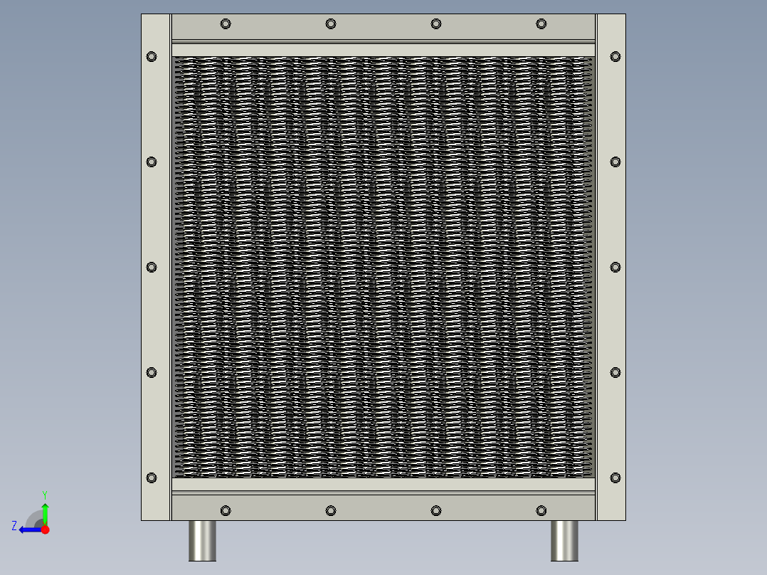 空气加热器右视图