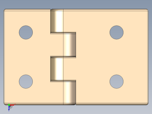 型材-KJN 30X45 CONDUCTIVE HINGE 3842544529俯视缩略图