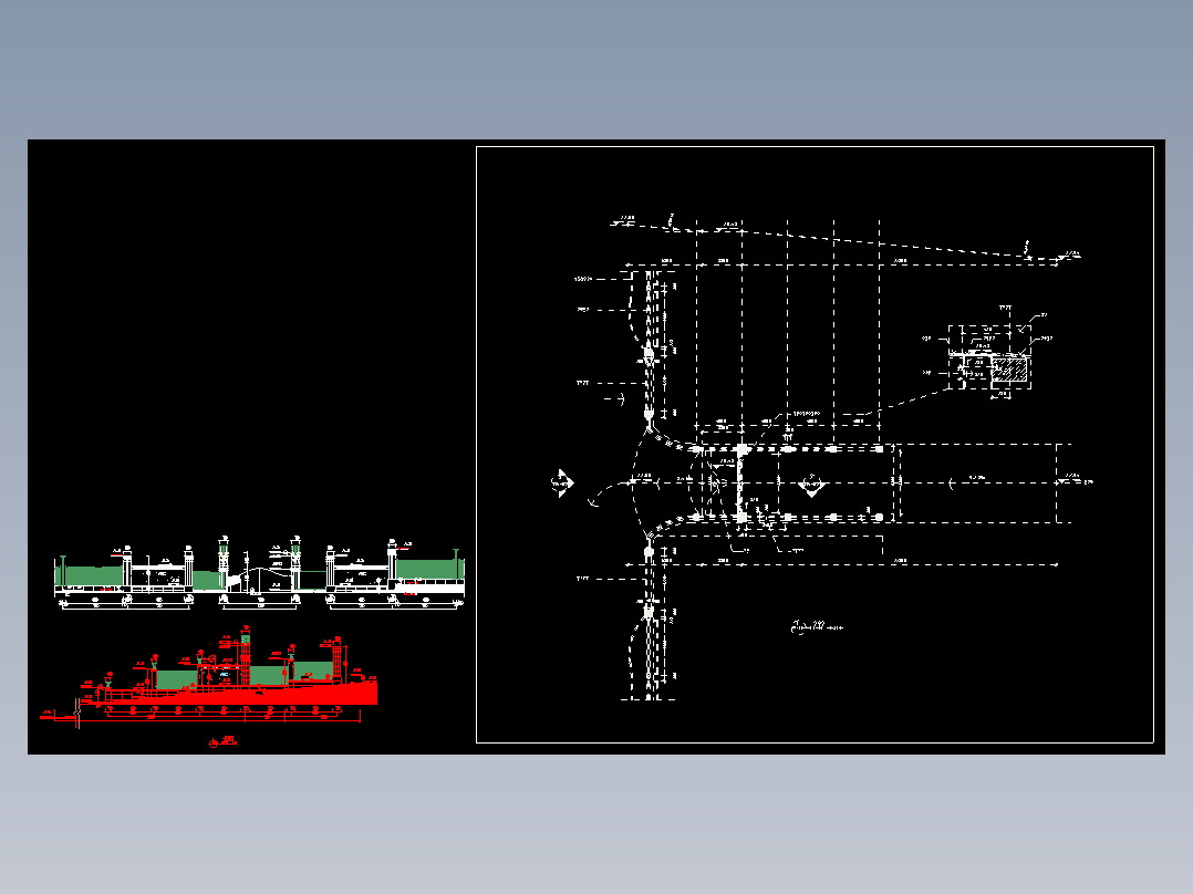 某小区大门施工图纸