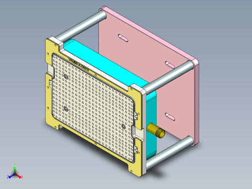vaub0_lcd_cover619-cnc2笔记本CNC工装夹具三维模型-0623正等轴测缩略图