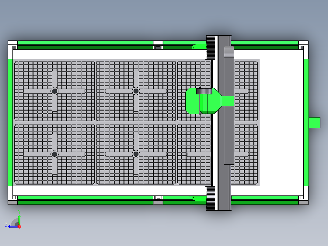 1325真空吸附雕刻机sw18可编辑右视图