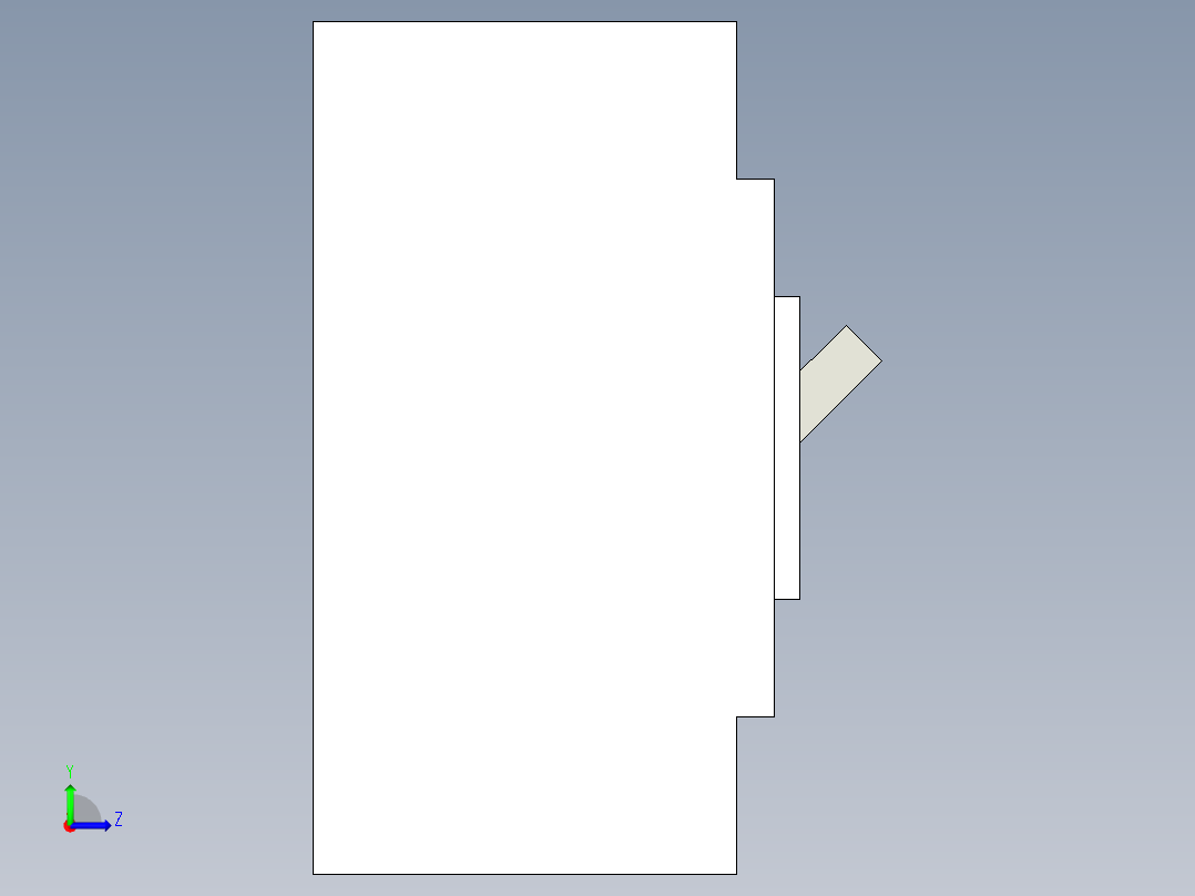 正泰电器NM1-63S 3P左视图