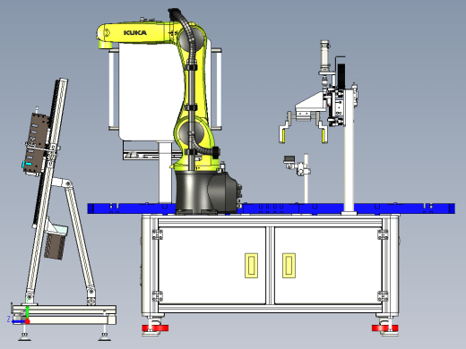 大型工控机主板电容自动化装配设计右视缩略图