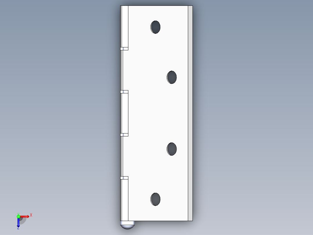 铰链、-(5)俯视图