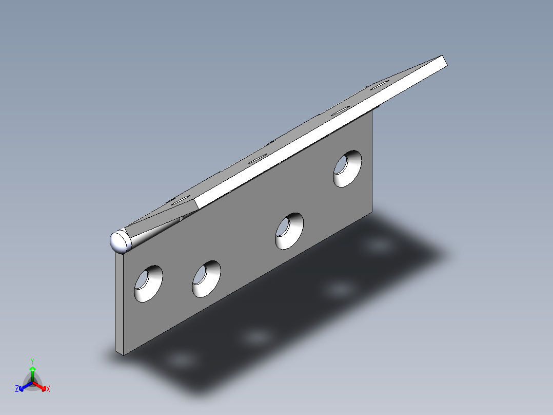 铰链、-(5)正等轴测图
