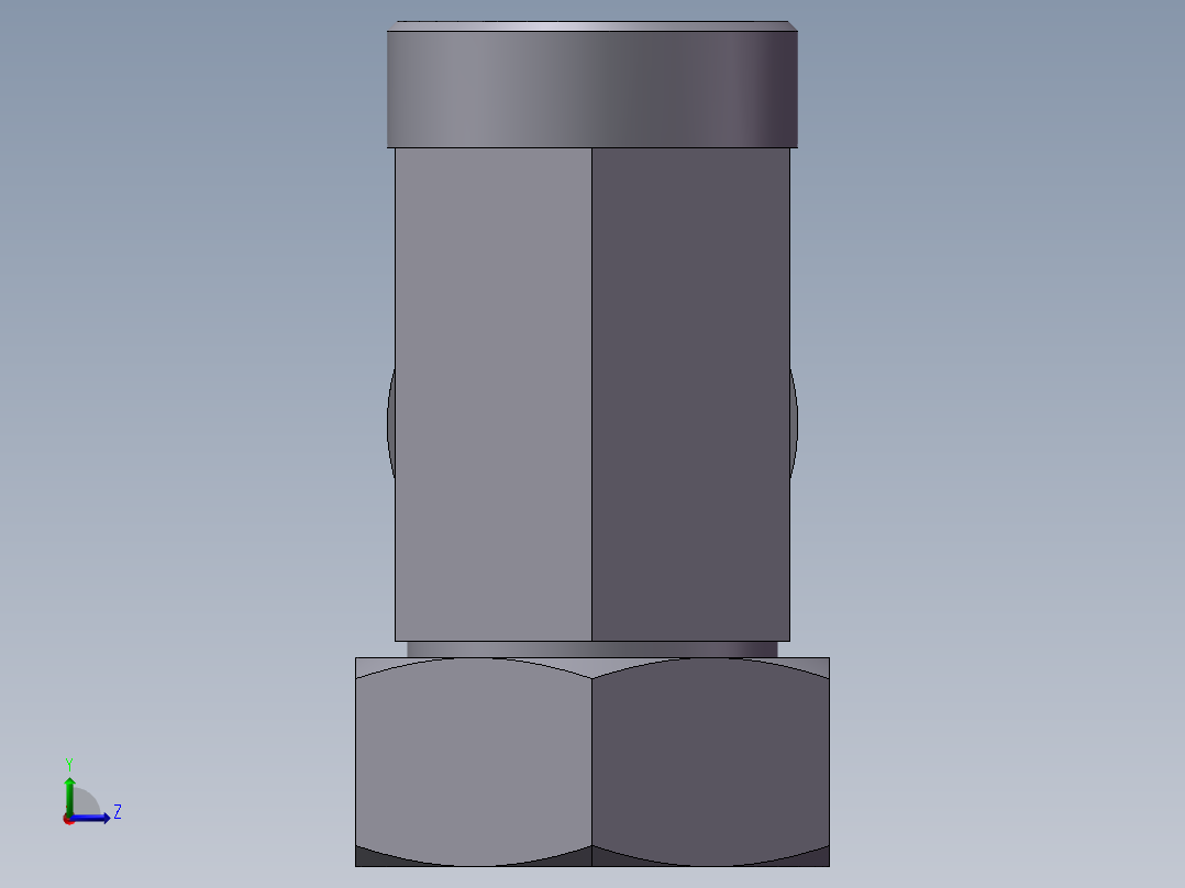 CC+CD 三通组合接头、CC-52左视图