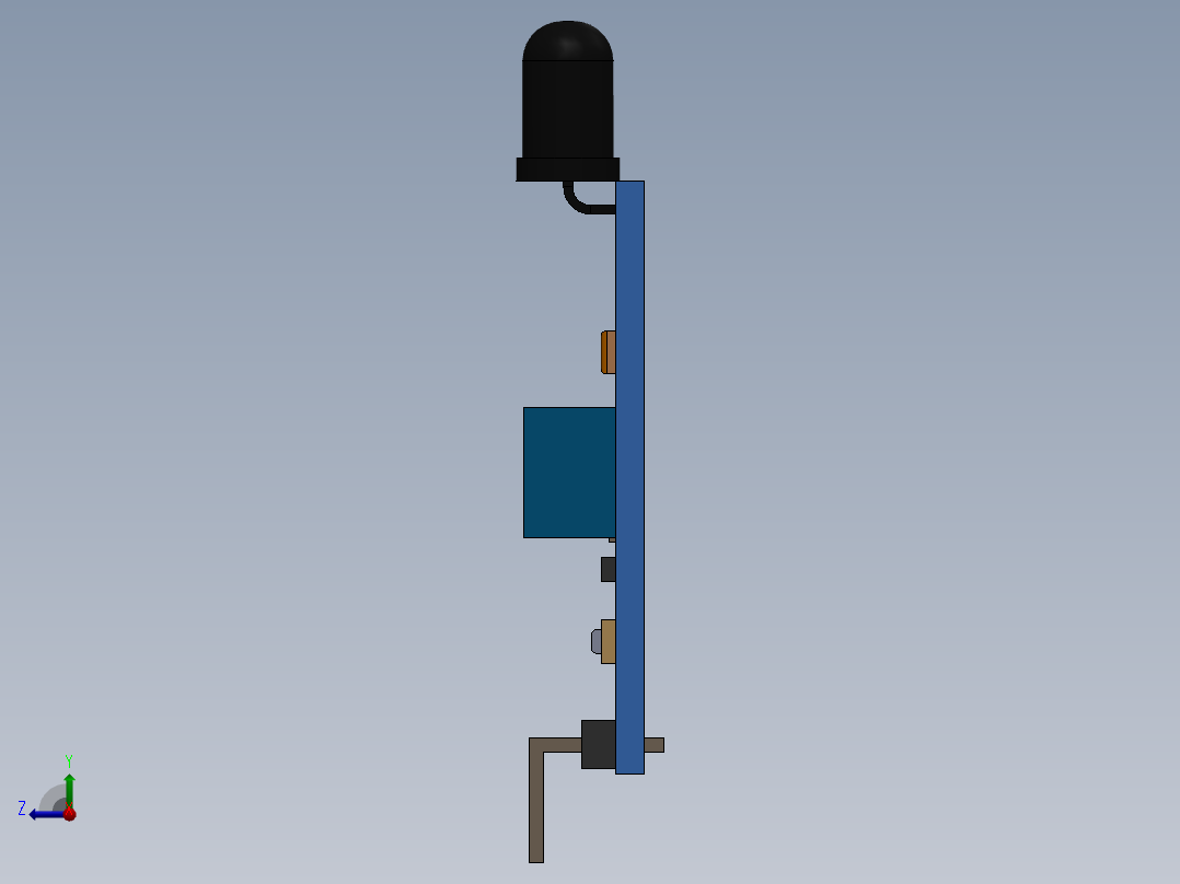 传感器(74)右视图