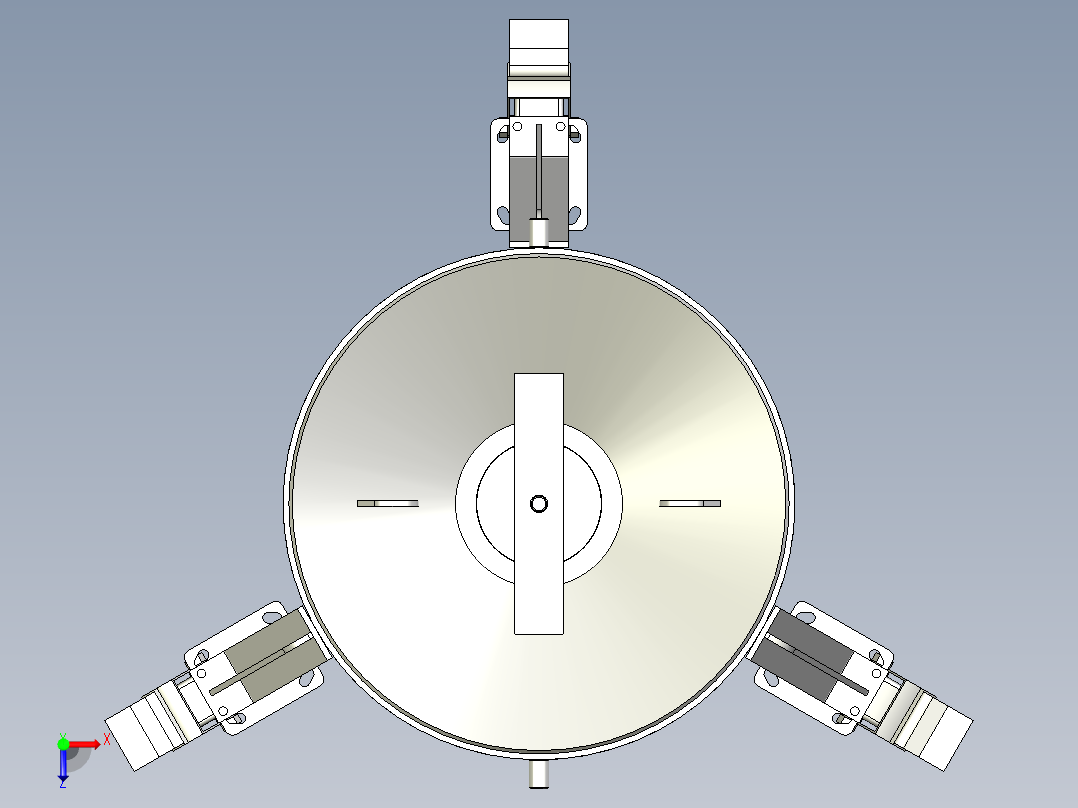 自动供砂桶俯视图