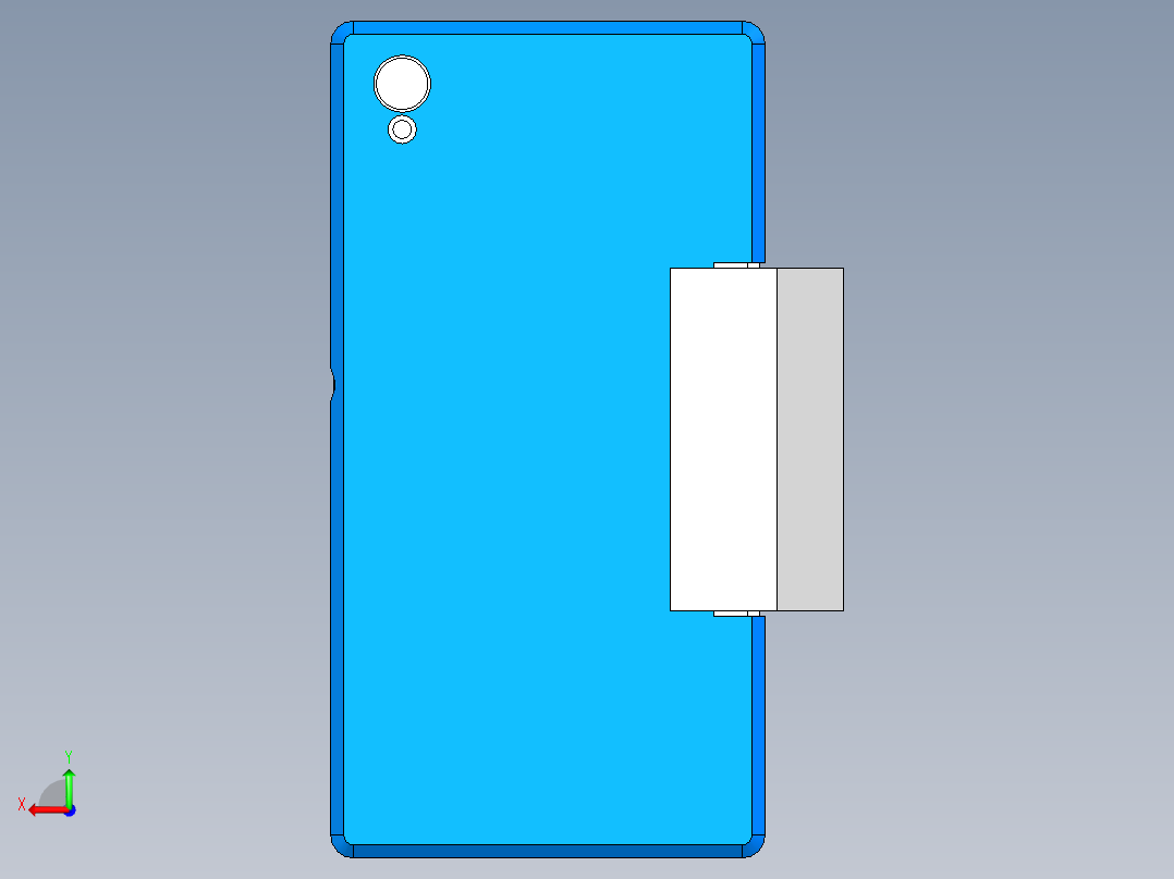 索尼z1 11保护壳后视图