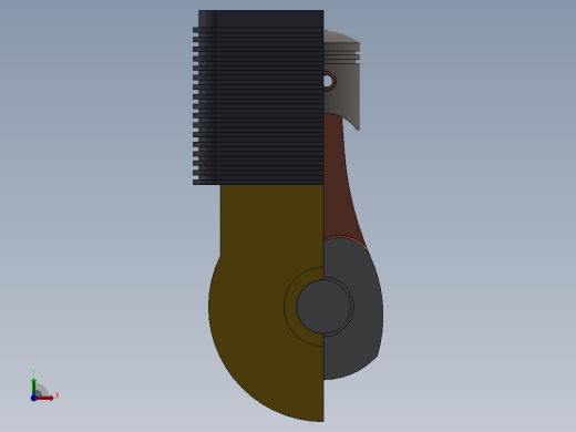内燃机模型前视缩略图