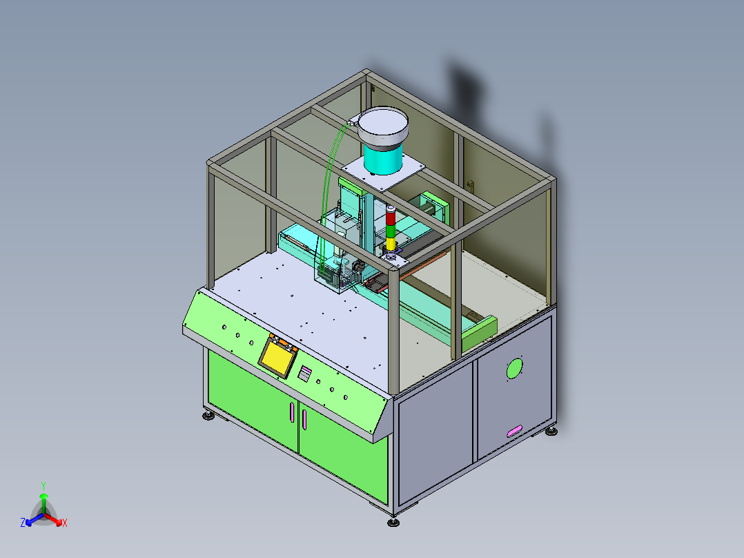 塑件热熔埋钉机结构