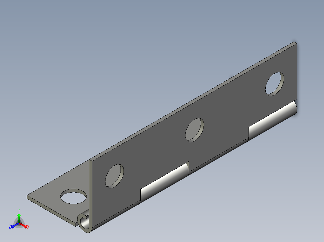 HHSP-25不锈钢合页020811180001主视图