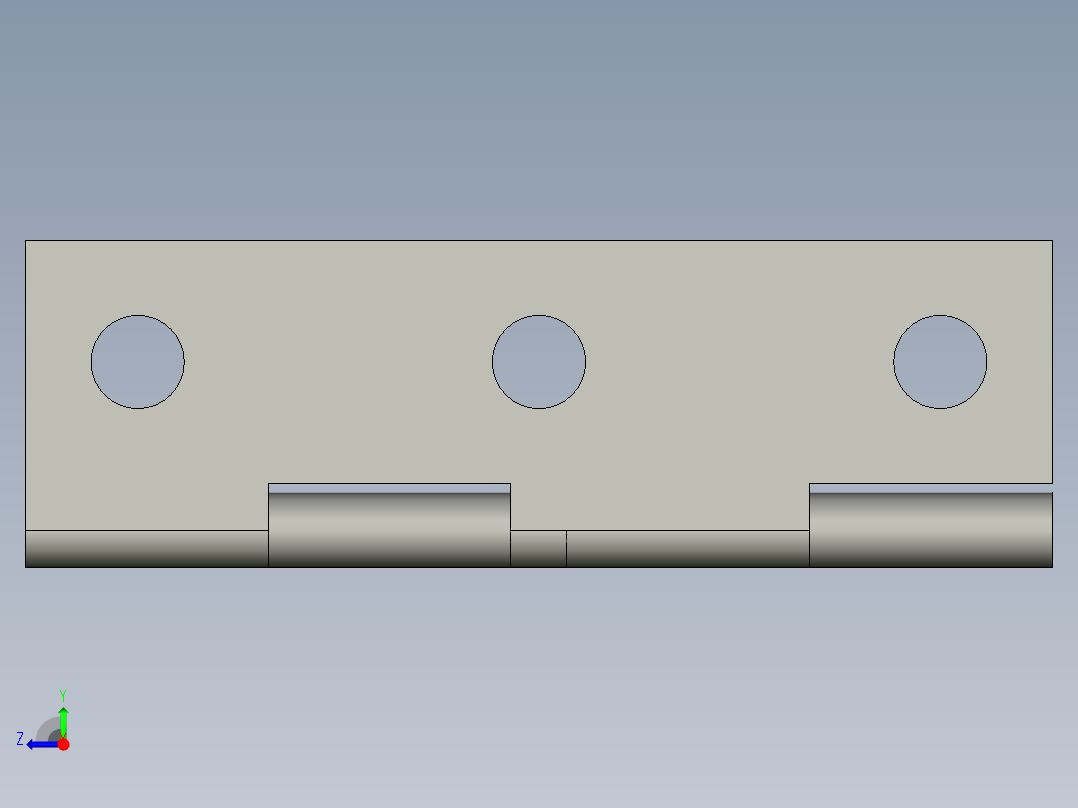 HHSP-25不锈钢合页020811180001右视图
